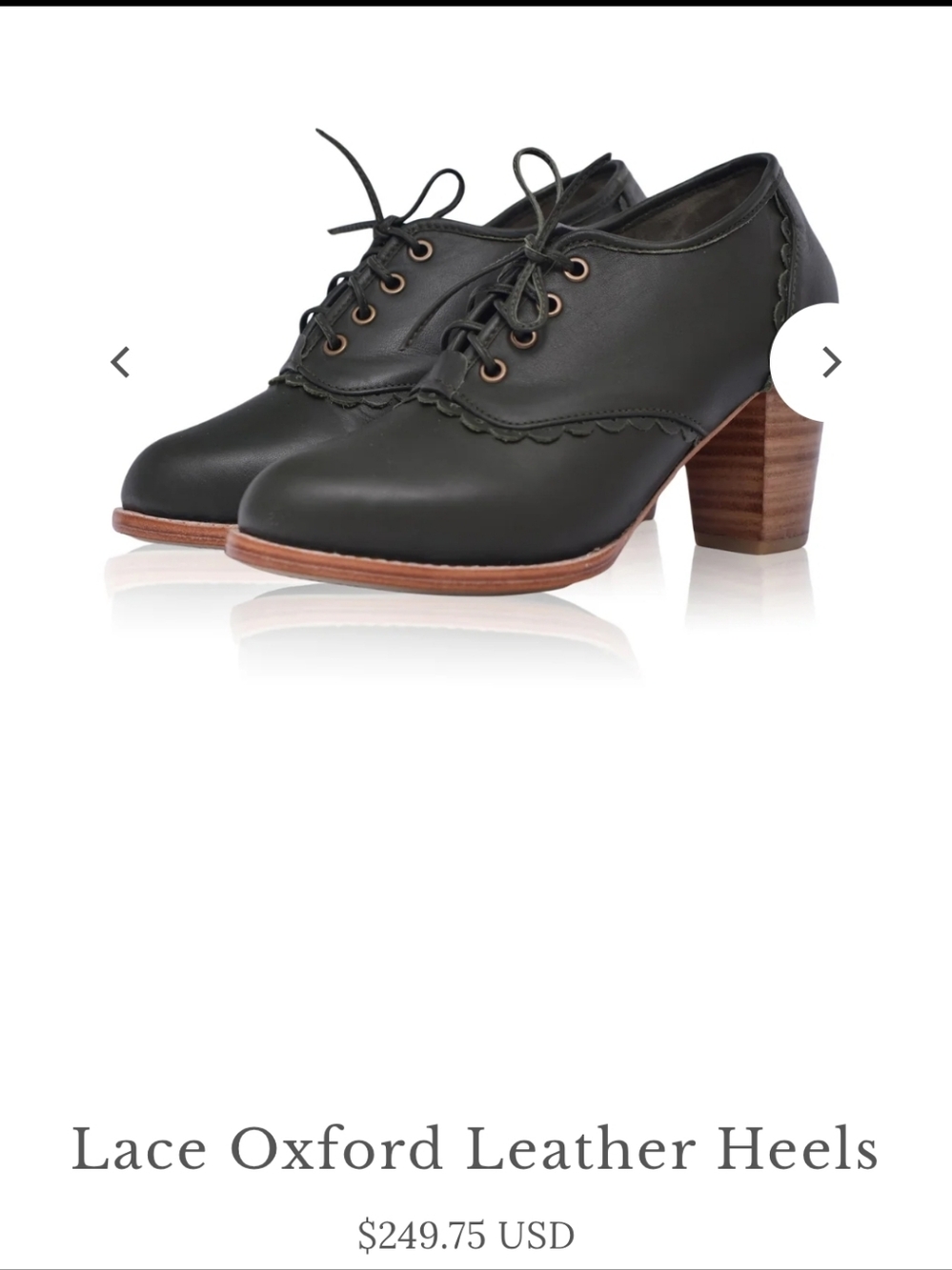 ELF Lace Oxford Heels